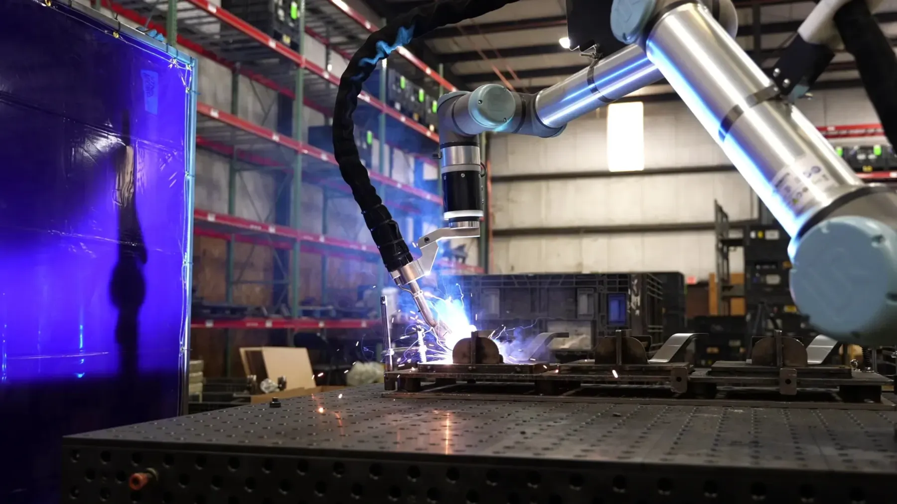 Cobot Welder in production at IMS