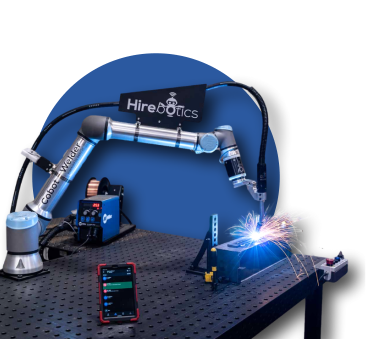 What's included in the Hirebotics cobot welder