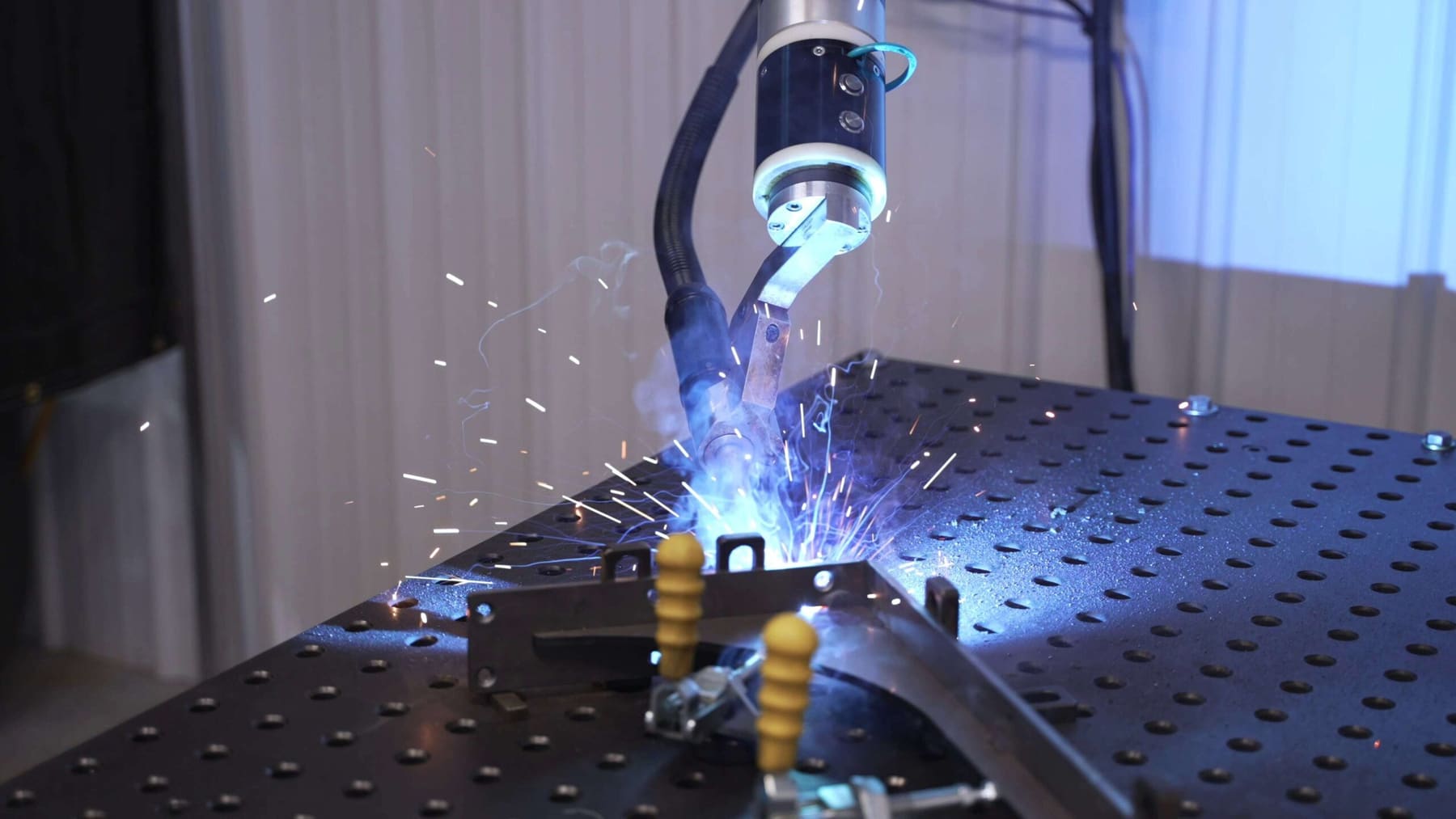Iron Supports — on the floor