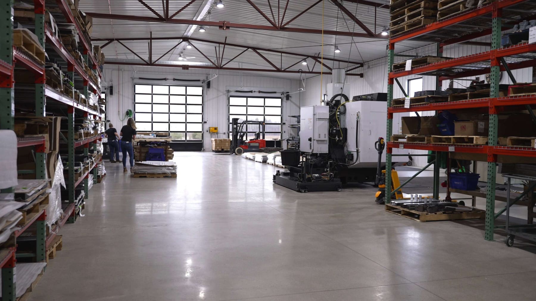 Iron Supports — on the floor