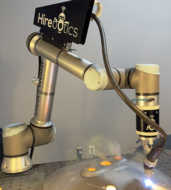 Hirebotics’ Cobot Cutter in action.