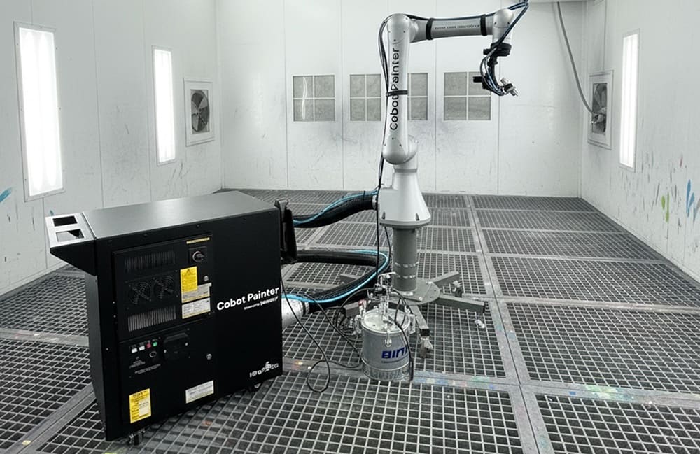 Robotics & Automation News: Hirebotics offers no-code, explosion-proof cobot for painting