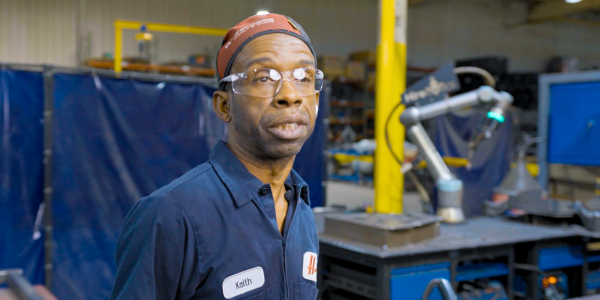 Keith Taylor, welder, Huncilman